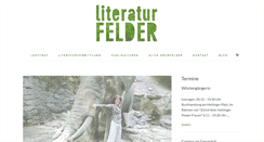 Desktop Screenshot of literaturfelder.com